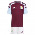 Günstige Fußballtrikots Aston Villa Kinder Heimtrikot 2024-25 Kurzarm